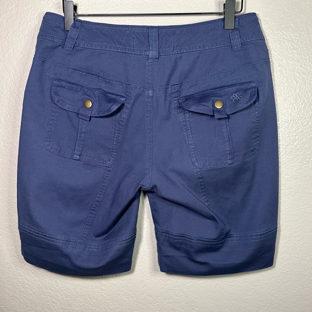 Aventura Organic Cotton Bermuda Shorts in River Blue - Picture 5 of 6